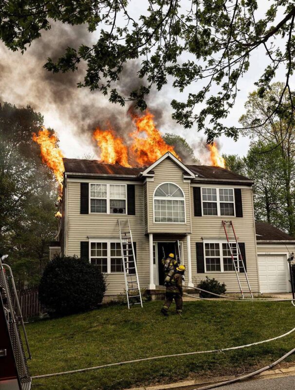 No Injuries Reported After House Fire in Waldorf