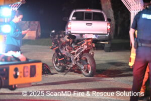 Motorcyclist Transported to Trauma Center After Crash in Park Hall