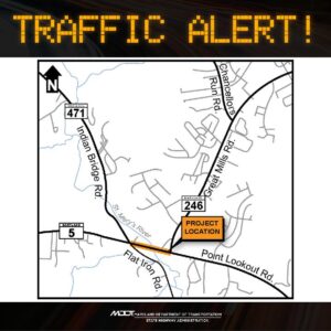 Expect More Traffic Delays As Additional Roadwork Begins on Point Lookout Road