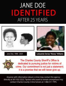 CRIME SOLVERS: Decades-Long Mystery Solved: Jane Doe, Homicide Victim, Identified 25 Years Later Following News Report