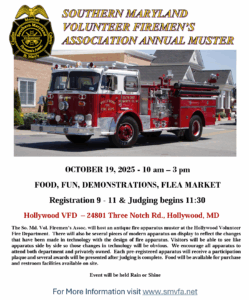 Southern Maryland Volunteer Firemen’s Association Antique Fire Apparatus Muster