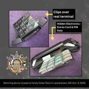 Card Skimming Device Found at Family Dollar in Leonardtown