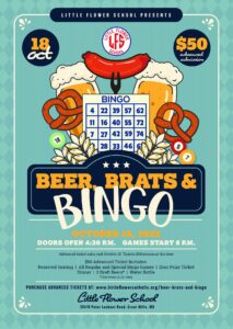 Little Flower School Presents: Beer, Brats, and Bingo – A Night of Fun, Food, and Fabulous Prizes!