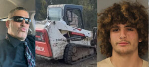 Father and Son Arrested; Father Caught Operating Stolen Bobcat Then Blames Son for Everything