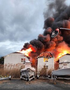 UPDATE: Fire Causes $1.5 million in Damage at Chesapeake Beach Apartment Complex