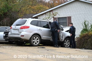 Multiple Teens Injured After Crashing Vehicle Into Parked Cars in Lexington Park