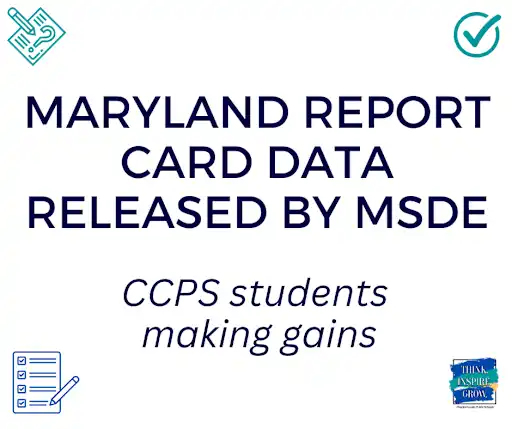 Maryland State Department of Education 2025 Report Card Data Release