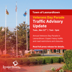 2025 Veterans Day Parade, Wreath Laying, Parking, and Road Closure Information