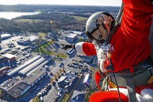 UPDATE: Santa is Flying Into Town Today – Updated Times and Additional Locations!