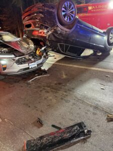 19-Year-Old Transported with Minor Injuries After Rollover Collision in Waldorf
