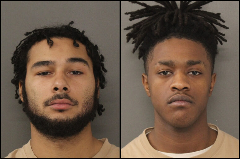Jayden Robert Coates, 20, of Lexington Park, and Omari Lee Miles, 18, of California