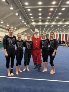 St. Mary’s Gymnastics Academy USAG Team Gymnasts Qualify for States at Christmas on the Chesapeake Meet