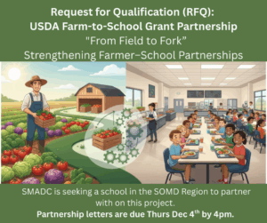 SMADC Seeks Southern Maryland School System Partner for USDA Farm-to-School Grant Pilot