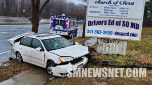 Two Injured, One Transported to Trauma Center After Single Vehicle Collision in California