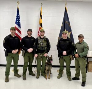 Local Donor Sponsors Life-Saving Ballistic Vest for Calvert County Sheriff’s Office K9 Bane
