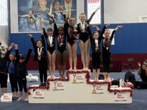 St. Mary’s Gymnastics Academy USAG Team Competes at Excalibur Cup & East Coast Classic