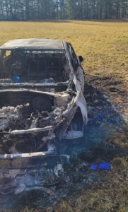 Police and Fire Marshal Investigating Stolen Vehicle Found Burned in Hughesville