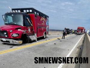 UPDATE: Suspected Medical Emergency Leads to Head-on Collision on TJ Bridge Involving Ambulance