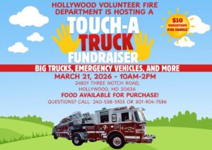 Hollywood Volunteer Fire Department Invites Community to Join Their “Touch-A-Truck” Fundraiser This Saturday!