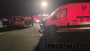 Six Injured After Three Vehicle Collision in Lexington Park