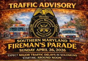 80th Annual Southern Maryland Volunteer Firemen’s Association Convention in Solomons – April 26th, 2026
