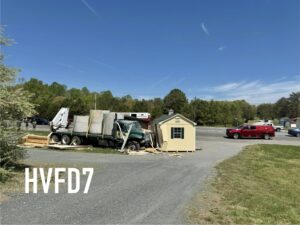 One Flown to Trauma Center After Vehicle Drives Through Multiple Sheds in Mechanicsville