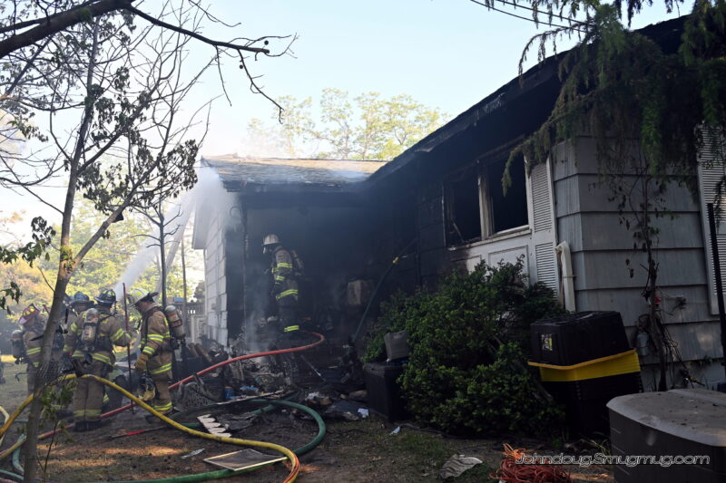 No Injuries Reported After Kitchen Fire Quickly Spreads in Lusby Residence, Red Cross Assisting Homeowners