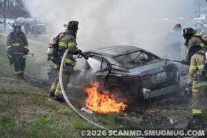 Firefighters and Bystanders Save Wrong-Way Driver from Burning Vehicle in California