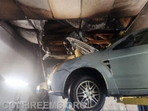 Quick Action Prevents Vehicle Fire from Spreading to Commercial Property