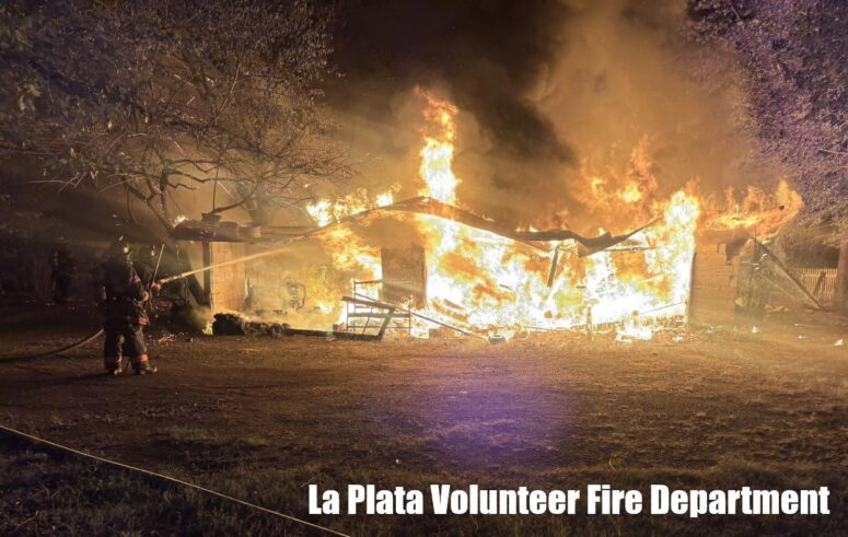 Detached Garage Destroyed in La Plata Fire, Damage Estimated at $70,000