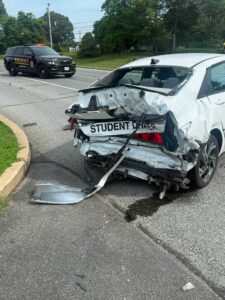 Student Driver and Instructor Escape Serious Injury After Being Rear-Ended in Leonardtown
