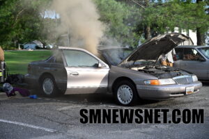 Firefighters Quickly Extinguish Vehicle Fire in Lexington Park, No Injuries Reported